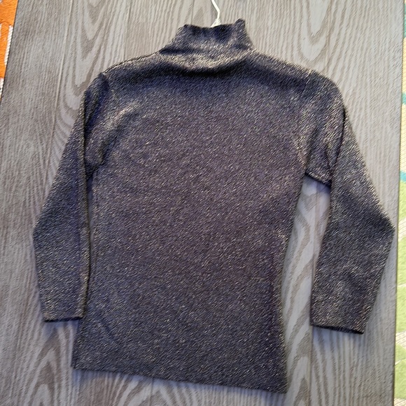 INC International Concepts Sparkly turtleneck - Picture 2 of 3
